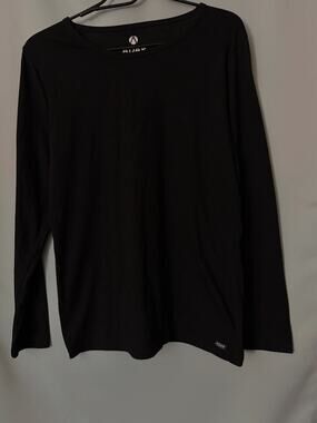 ADAR long sleeve black top XL